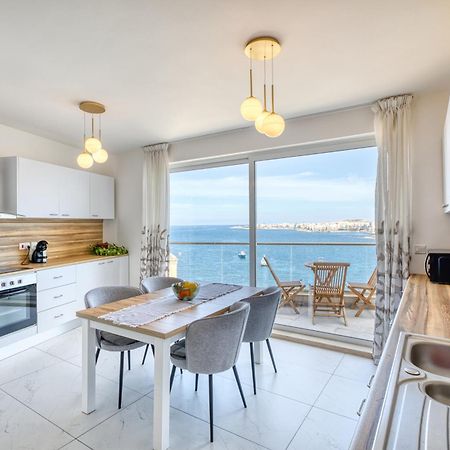 Blu Mar Sea View Apartments San Pawl il-Baħar Kültér fotó