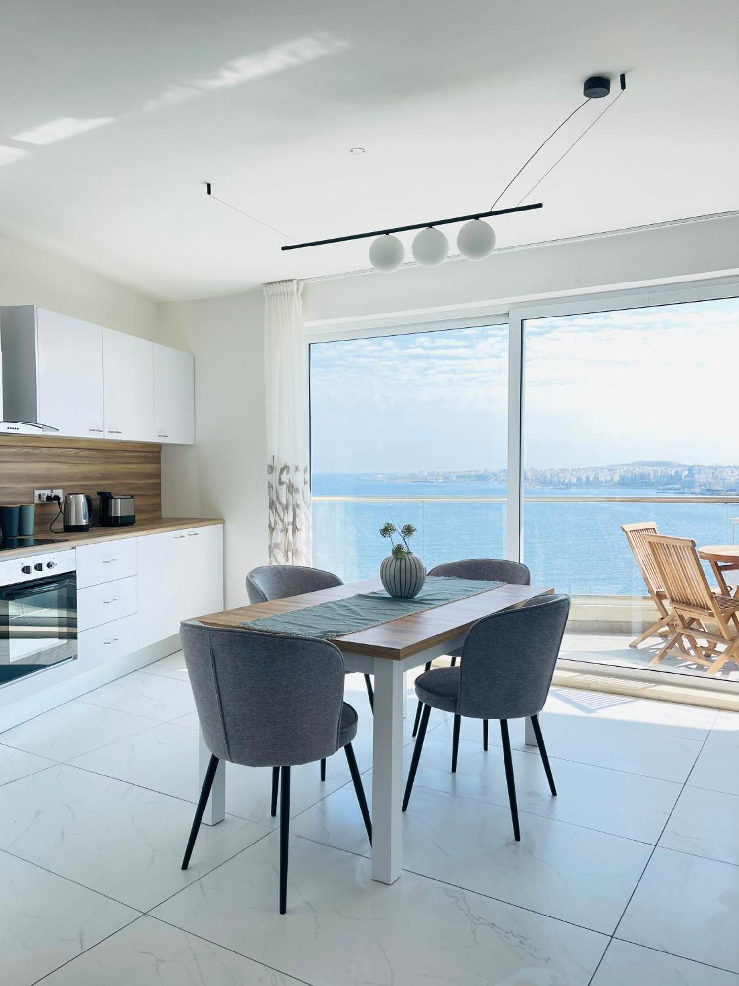 Blu Mar Sea View Apartments San Pawl il-Baħar Kültér fotó