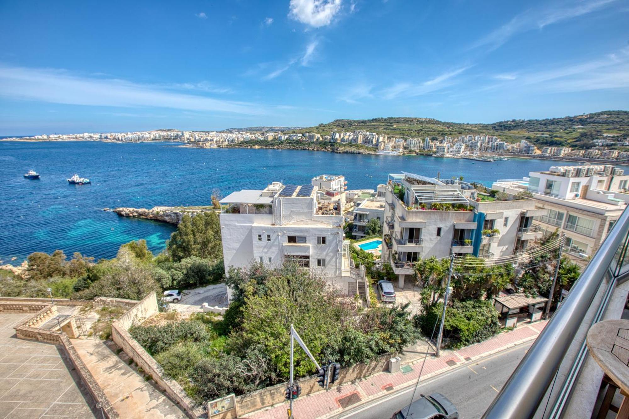 Blu Mar Sea View Apartments San Pawl il-Baħar Kültér fotó