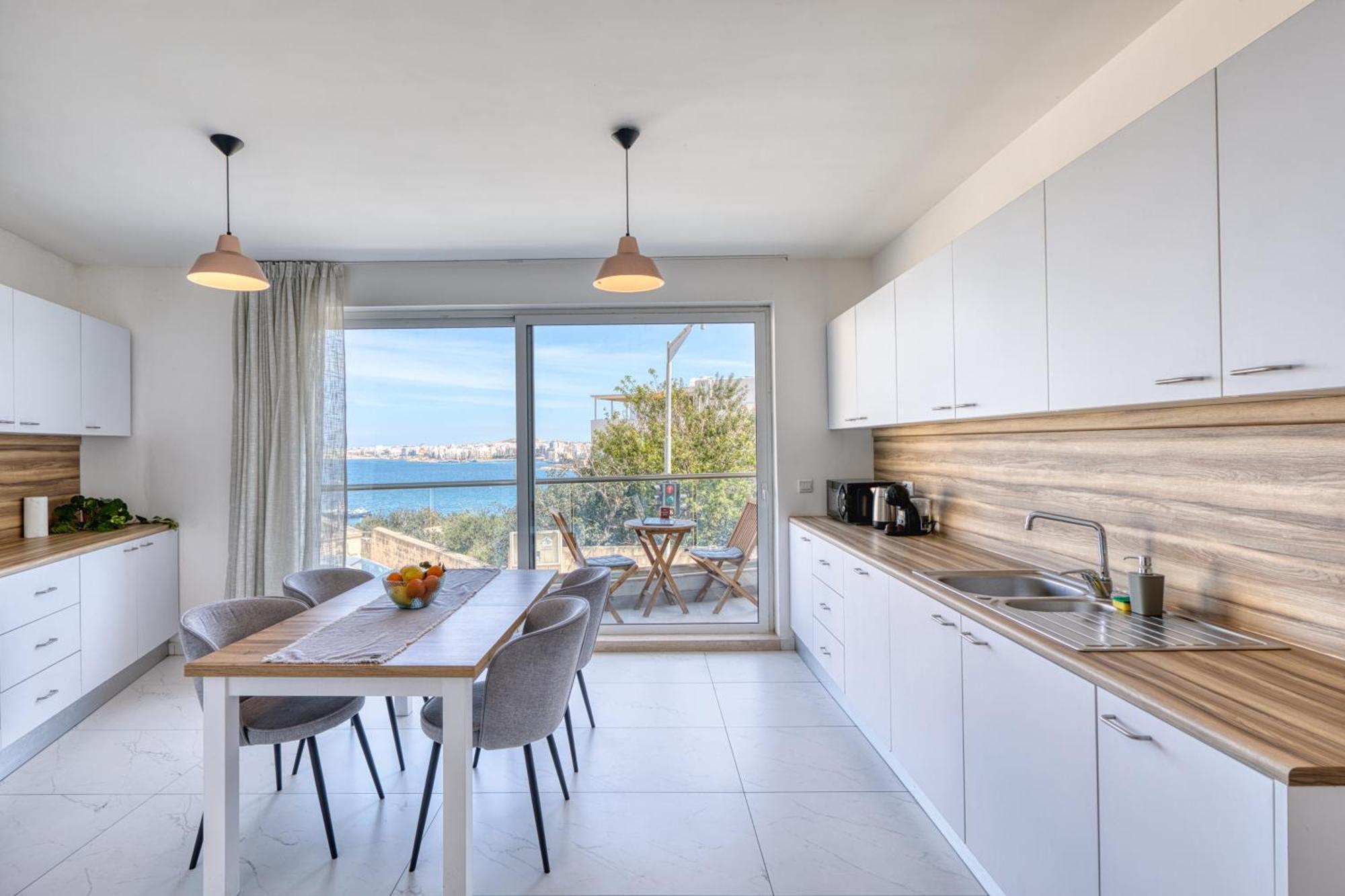 Blu Mar Sea View Apartments San Pawl il-Baħar Kültér fotó