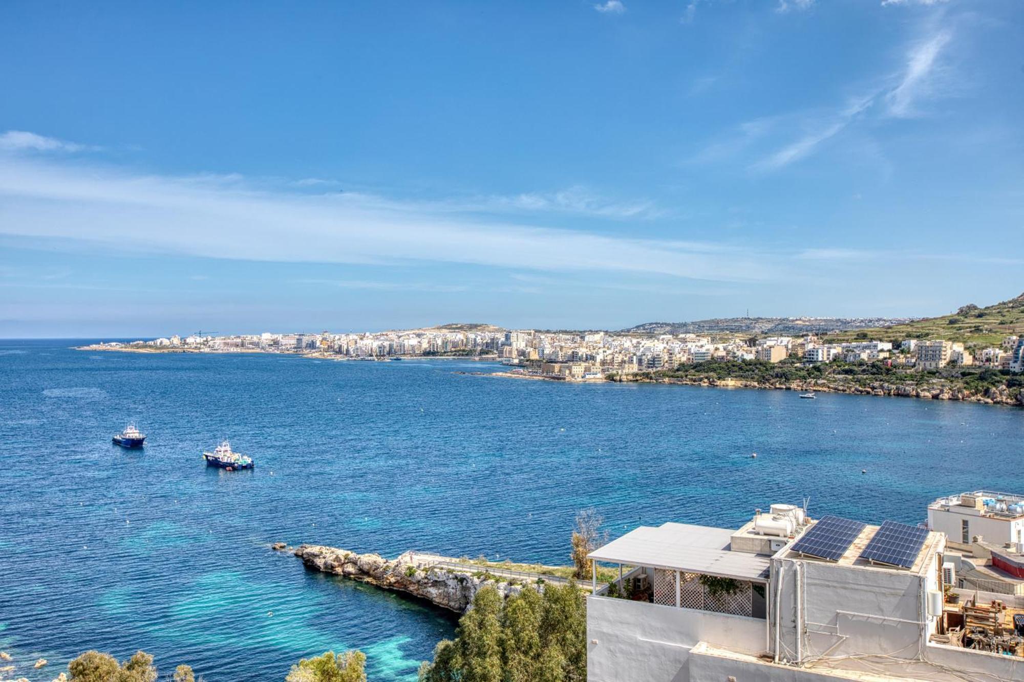 Blu Mar Sea View Apartments San Pawl il-Baħar Kültér fotó