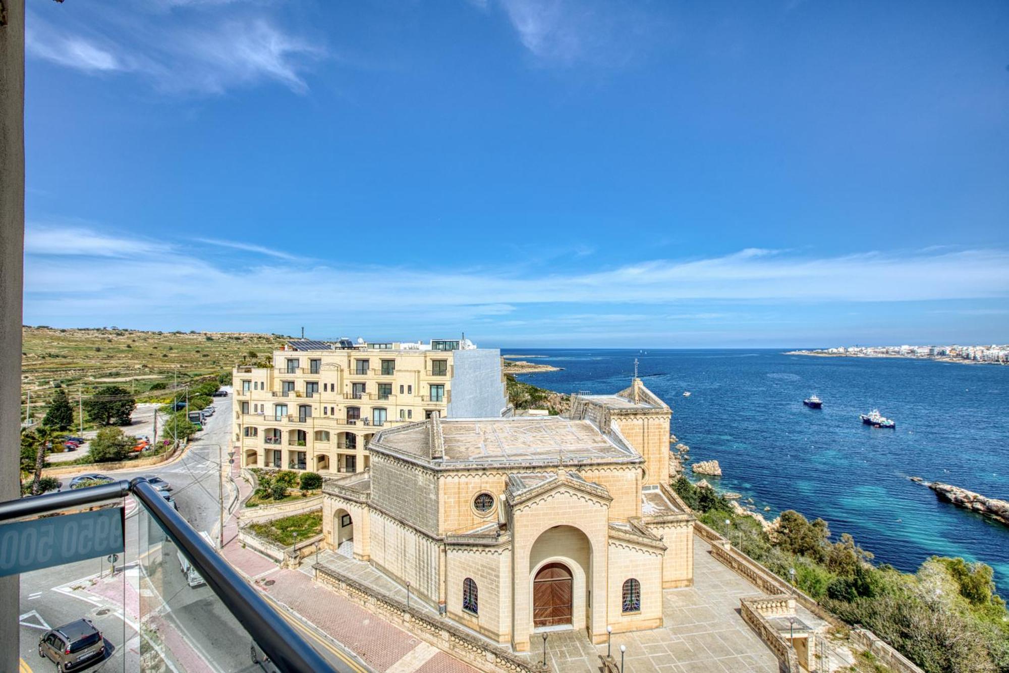 Blu Mar Sea View Apartments San Pawl il-Baħar Kültér fotó